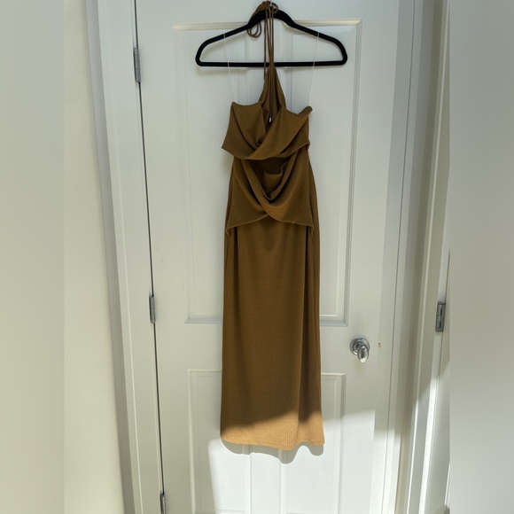 BRAND NEW Significant Other Hallie Halter Maxi Dress in Toffee Size 2 - Picture 6 of 7